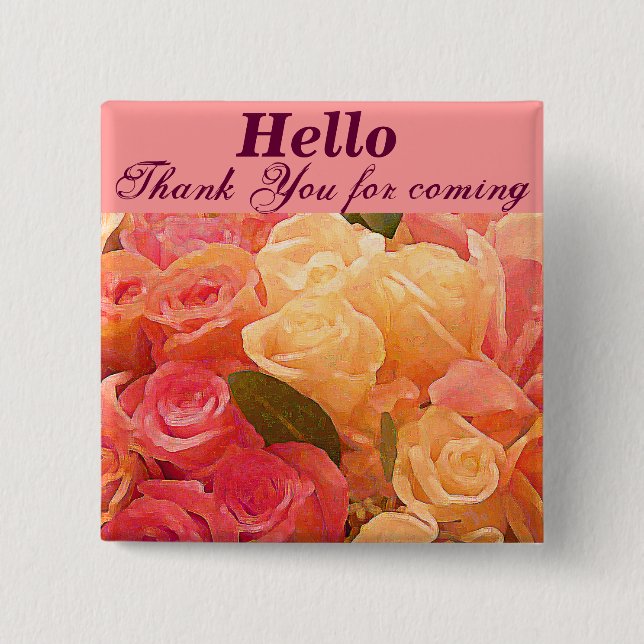 Hello_ 2 Inch Square Button (Front)