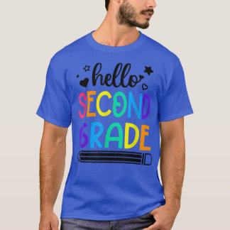 Hello 2nd Grade Back to School Outfits for Girls B T-Shirt