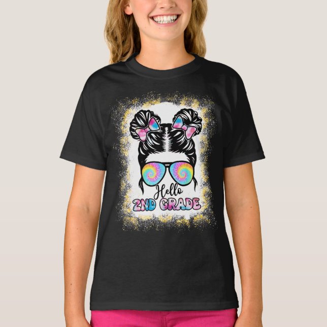 Hello 2nd Grade Back To School T-Shirt (Front)