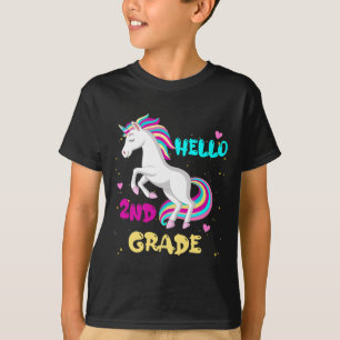 Hello 2nd grade First Day of Second grade Here I c T-Shirt