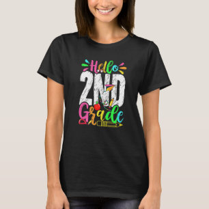 Hello 2nd Grade Graduation Back To School Men Wome T-Shirt