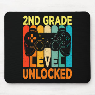 Hello 2nd Grade Level Unlocked Video Game Back to  Mouse Pad