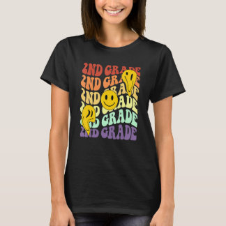 Hello 2nd Second Grade Teacher Back To School Retr T-Shirt