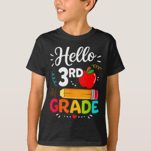Hello 3rd grade funny back to school teacher T-Shirt