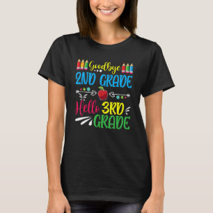 Hello 3rd Grade Teacher Student Back To School Gra T-Shirt