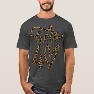 Hello 40 Leapord Birthday Gift for Mom 10 T-Shirt