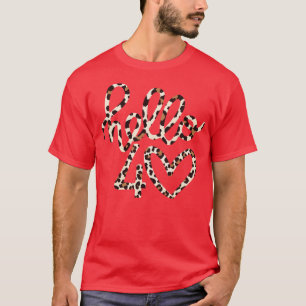 Hello 40 Leapord Birthday Gift for Mom 1 T-Shirt