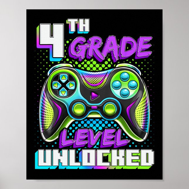 Hello 4th Grade Level Unlocked Video Game Ck To Sc Poster (Front)