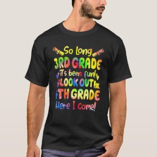 Hello 4th Grade Teacher Student Back To School Tie T-Shirt