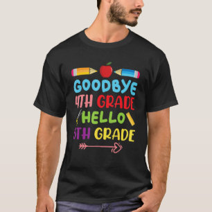 Hello 5th Grade Teacher Student Back To School Gra T-Shirt