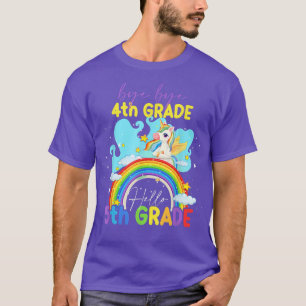 Hello 5th Grade  Unicorn Rainbow Back to School Gi T-Shirt