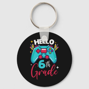 Hello 6th Grade Level Unlocked Video Game Ck To Sc Keychain