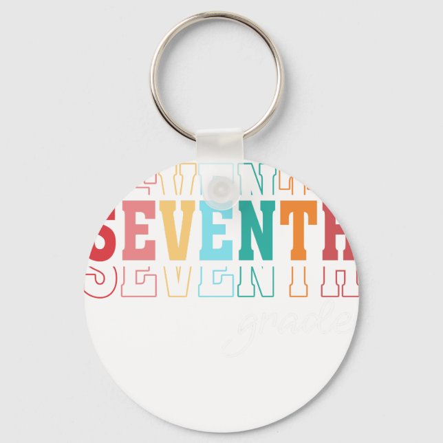 hello 7 grade keychain (Front)