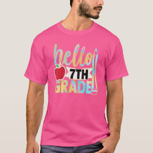 Hello 7th Grade Team 7th Grade Back To School Cute T-Shirt