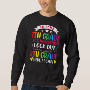 Hello 8th Grade Teacher Student Back To School Gra Sweatshirt