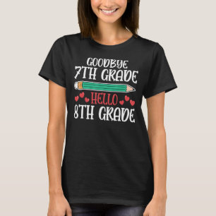 Hello 8th Grade Teacher Student Back To School Gra T-Shirt