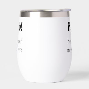 Hello add name message simple minimal business tem