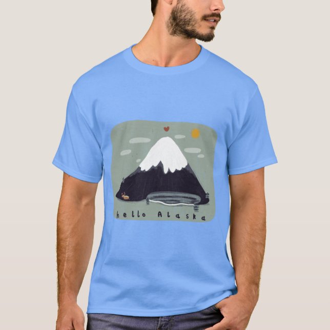 hello alaska Oversized T-Shirt (Front)