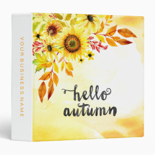 Hello autumn binder