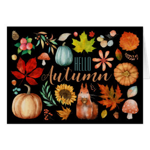 Hello Autumn Card