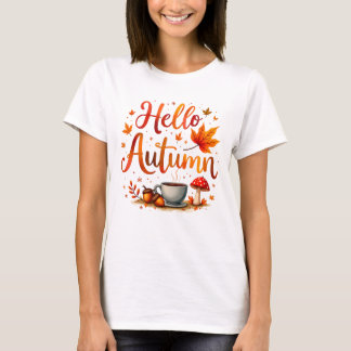 Hello Autumn, cozy nostalgia T-Shirt