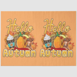 Hello Autumn Customize Colour Tissue Paper
