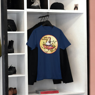 Hello Autumn, Cute Cat Sits in Umbrella  T-Shirt