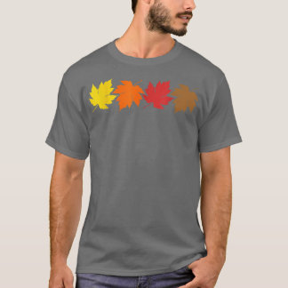 Hello Autumn Fall Leaves  T-Shirt