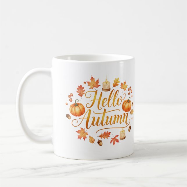 Hello Autumn Mug (Left)