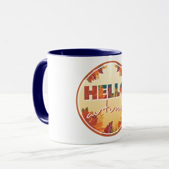 Hello Autumn Mug (Front Left)