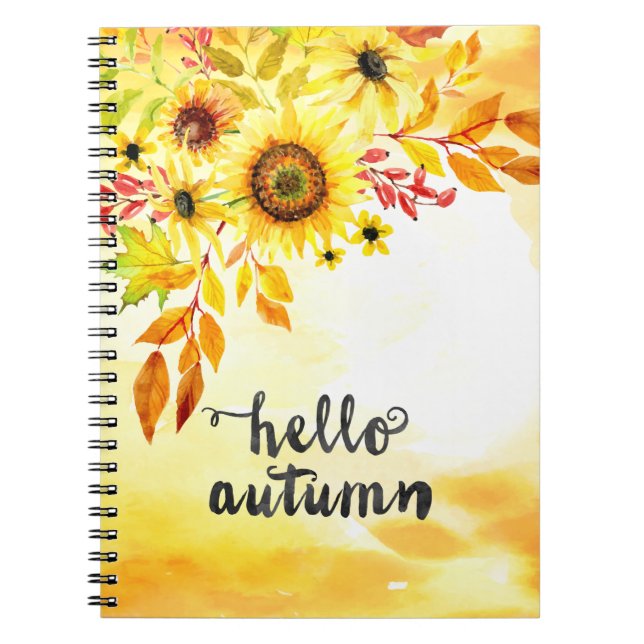 Hello autumn notebook (Front)