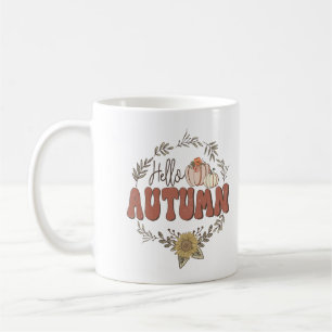 Hello Autumn Personalized Coffee Mug