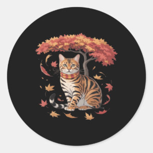 Hello Autumn Thanksgiving It’s Fall Y’all Classic Round Sticker