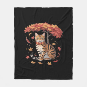 Hello Autumn Thanksgiving It’s Fall Y’all Fleece Blanket