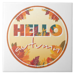 Hello Autumn Tile
