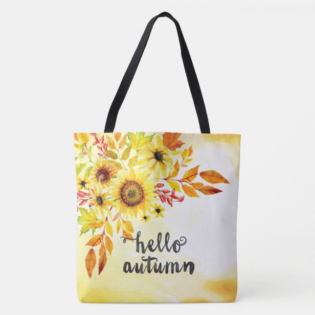 Hello autumn tote bag (Front)