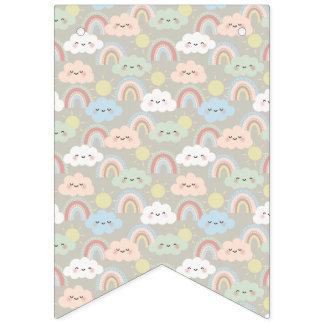 ‘Hello baby’ bunting Flags