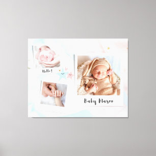 Hello baby  canvas print