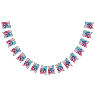 Hello Baby - charming Bunting Flags