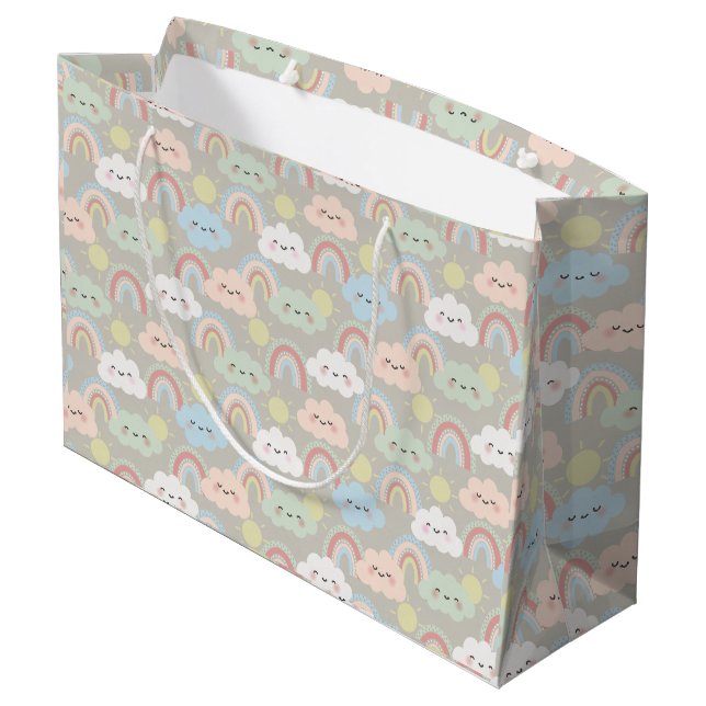 ‘Hello baby’ Gift Bag (Back Angled)