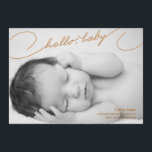 Hello Baby - Newborn Birth Announcement<br><div class="desc">www.blushprintables.com www.blushprintables.blogspot.com</div>