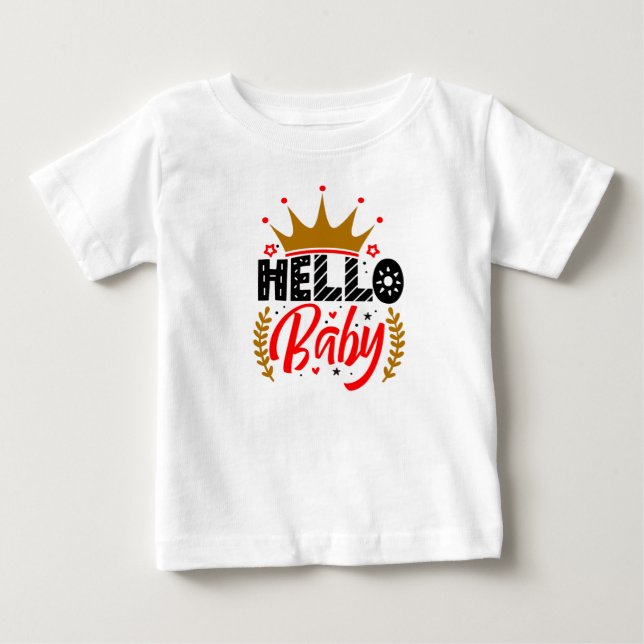 Hello baby T-Shirt Print Design (Front)
