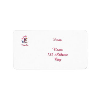 Hello Baby Unicorn Label