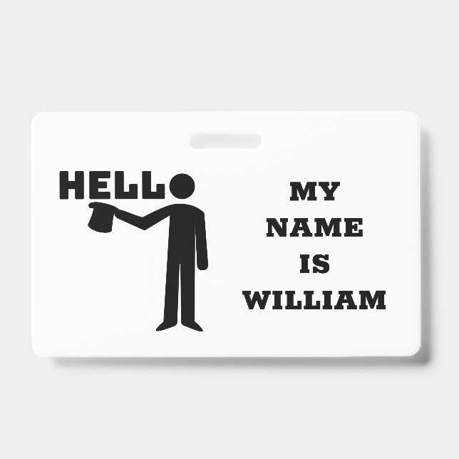 Hello Badge (Front)
