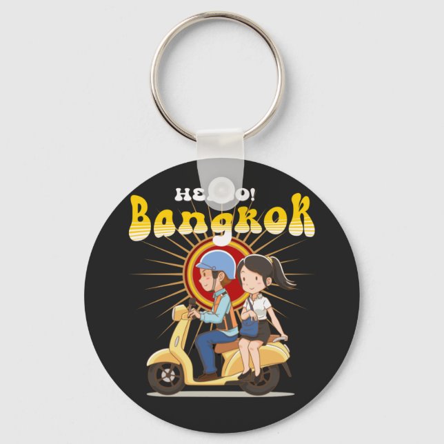Hello bangkok keychain (Front)