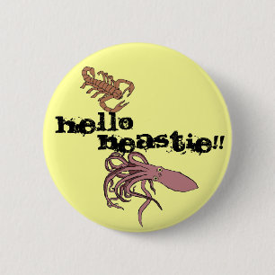Hello Beastie!! 2 Inch Round Button