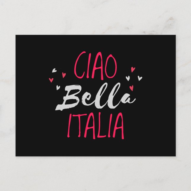 Hello beautiful Italy Postcard (Front)