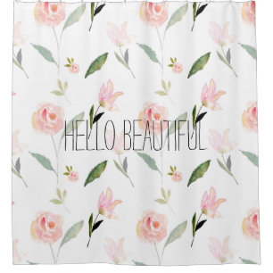 Hello Beautiful Watercolor Floral