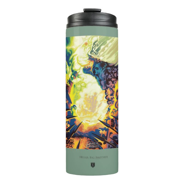 Hello, Big Brother Thermal Tumbler (Front)