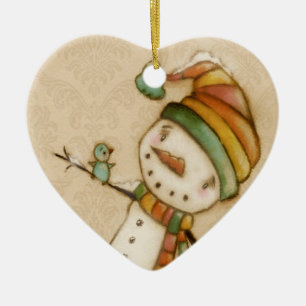 Hello Bluebird - Ceramic Ornament